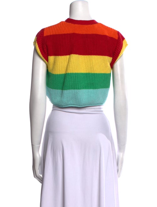 Le Superbe Striped V-Neck Sweater