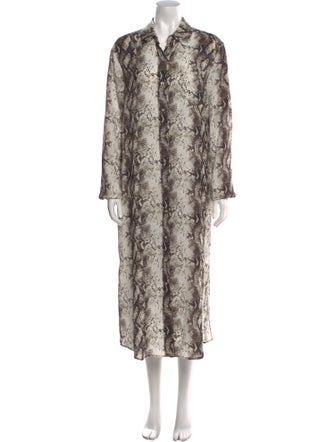 Le Superbe Animal Print Long Dress