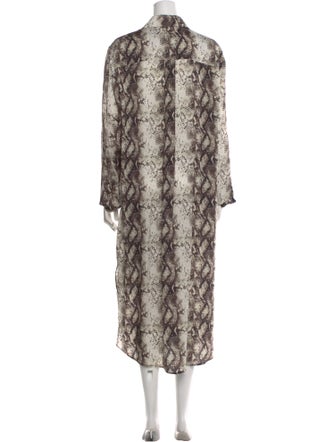Le Superbe Animal Print Long Dress