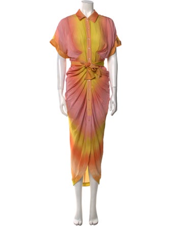 Le Superbe Tie-Dye Print Long Dress