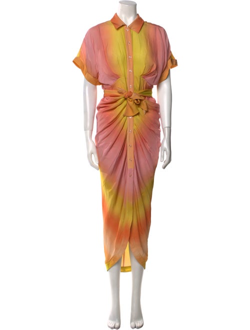 Le Superbe Tie-Dye Print Long Dress
