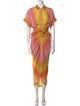 Le Superbe Tie-Dye Print Long Dress