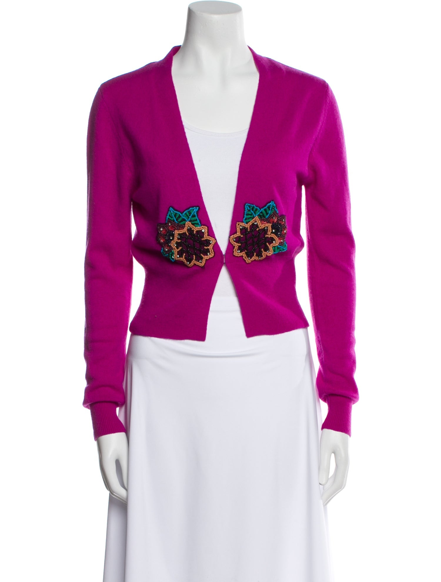 Le Superbe Cashmere Plunge Neckline Sweater