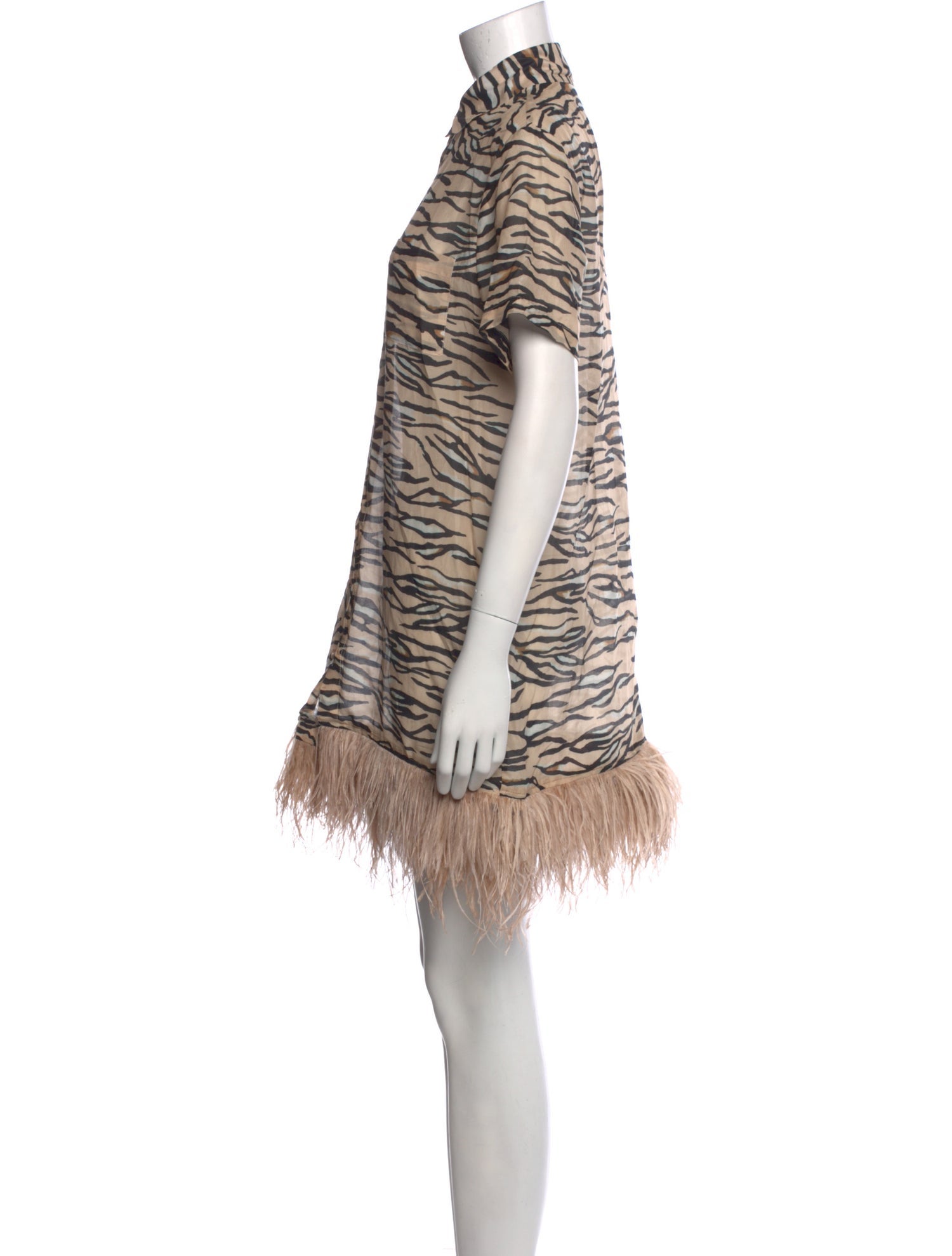 Le Superbe Animal Print Mini Dress