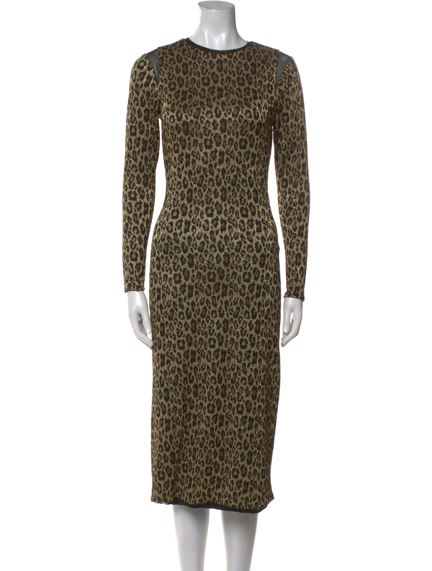 Le Superbe Animal Print Midi Length Dress