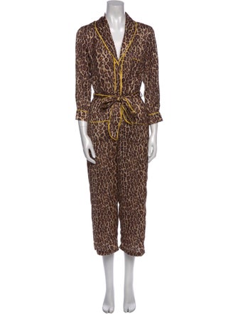Le Superbe Animal Print Jumpsuit