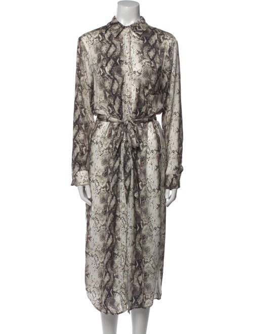 Le Superbe Animal Print Long Dress