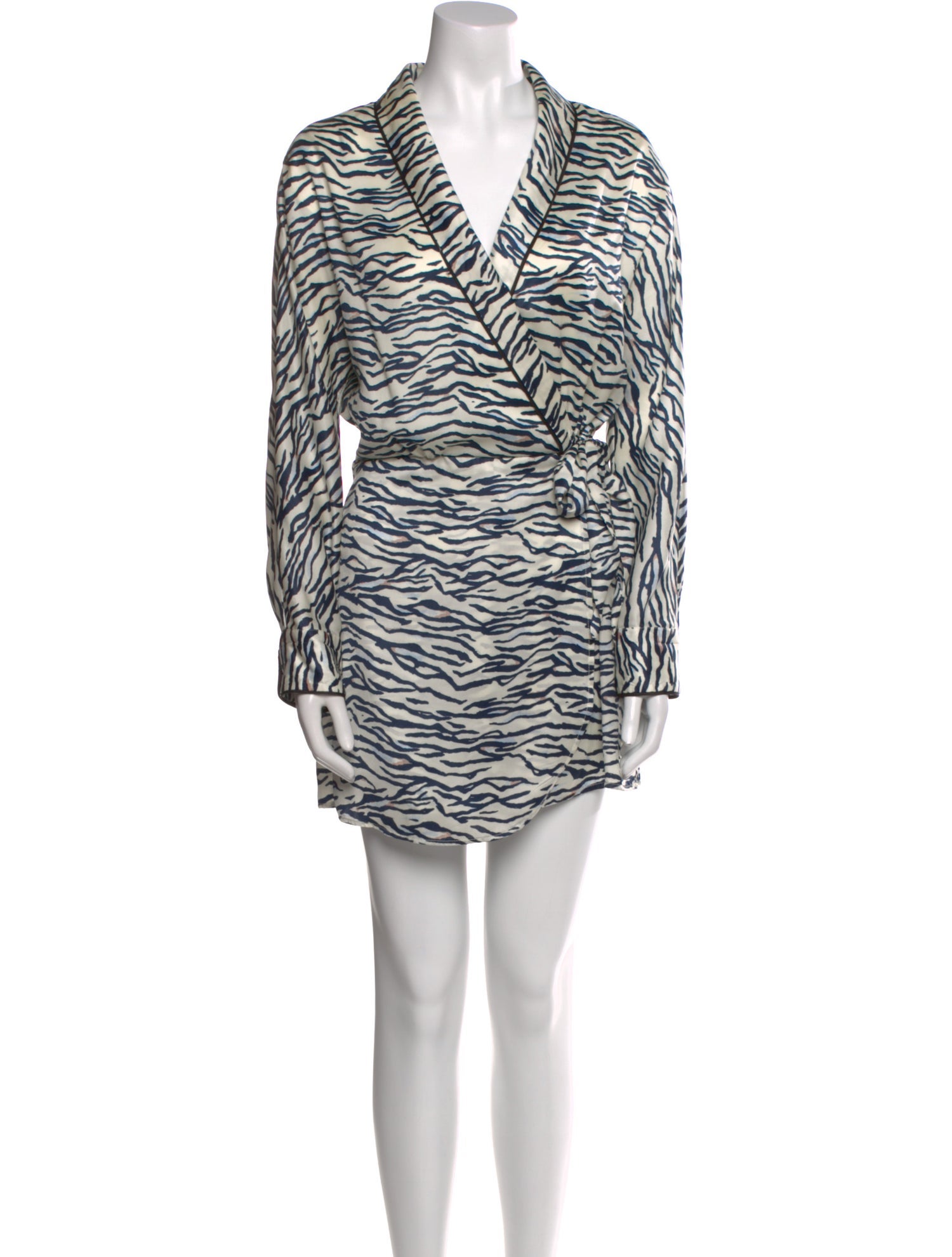 Le Superbe Satin Animal Print Romper