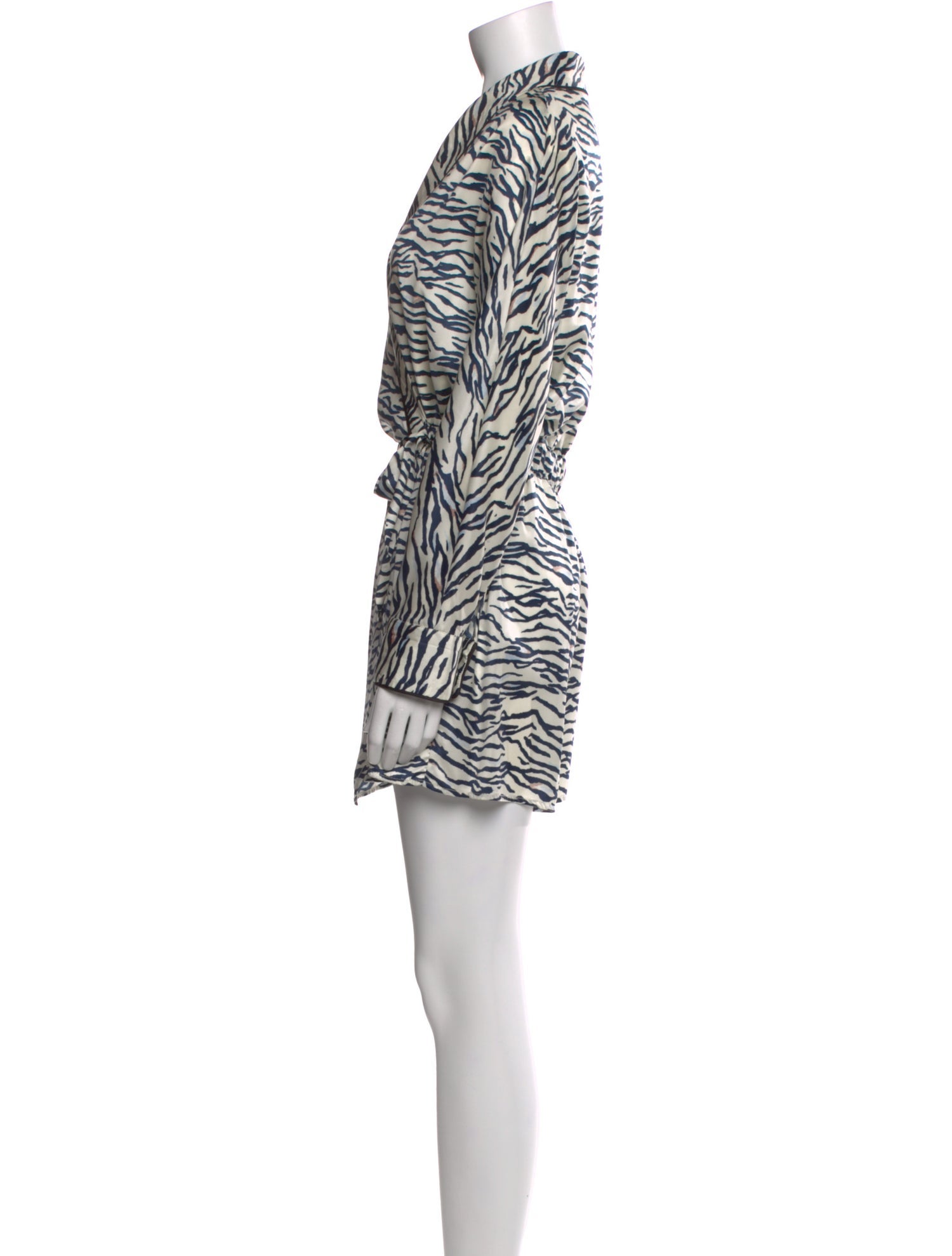 Le Superbe Satin Animal Print Romper