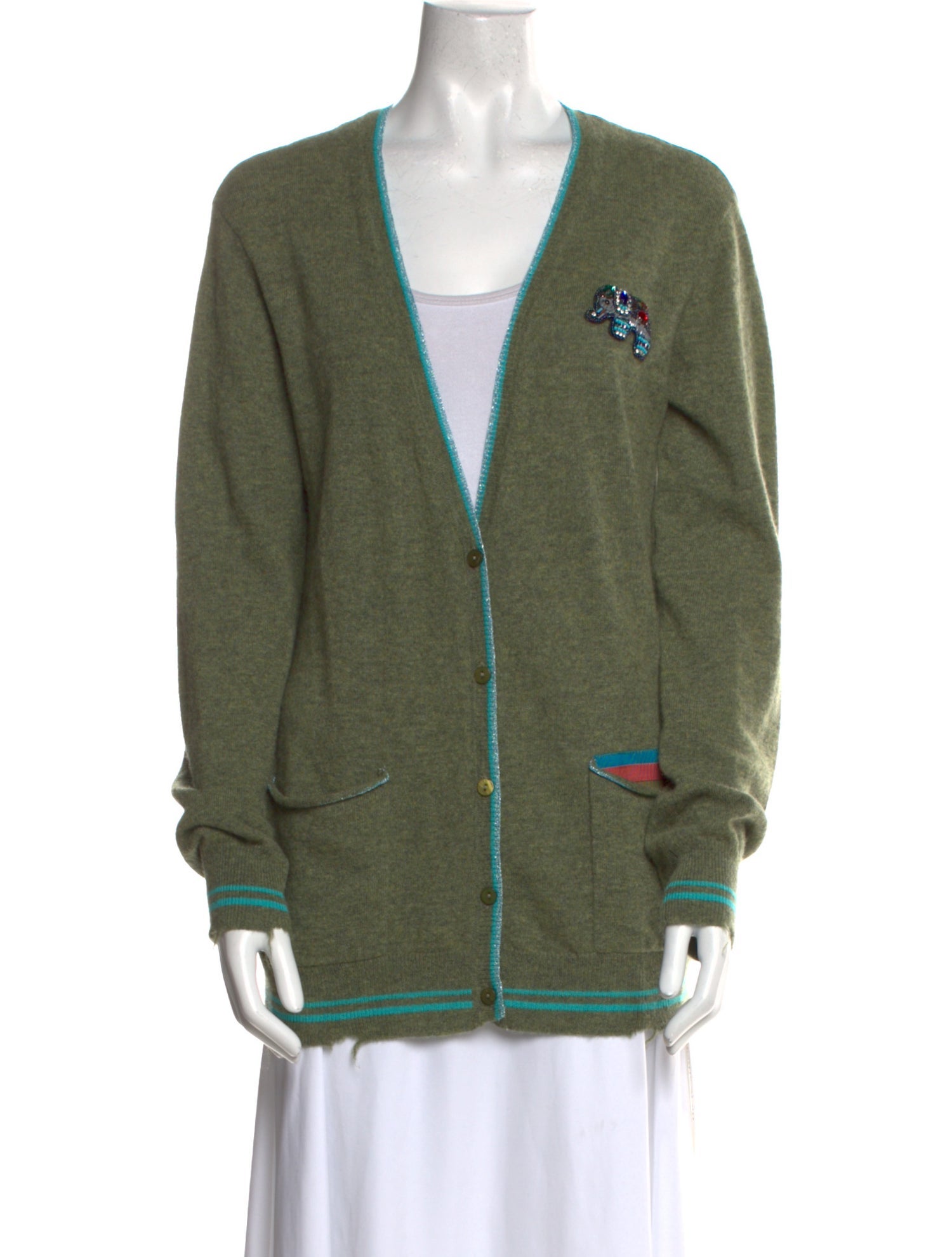 Le Superbe Cashmere Graphic Print Sweater