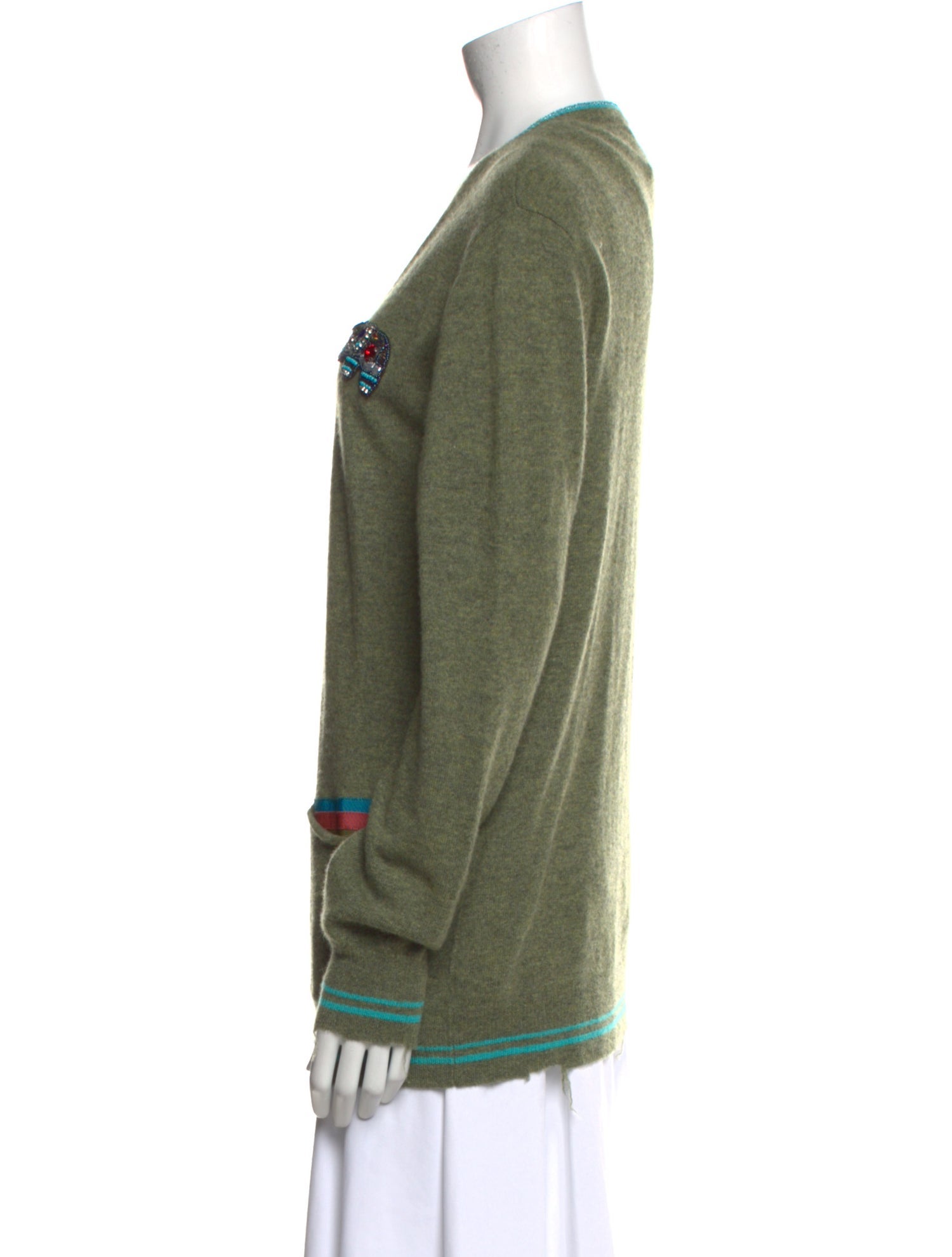 Le Superbe Cashmere Graphic Print Sweater