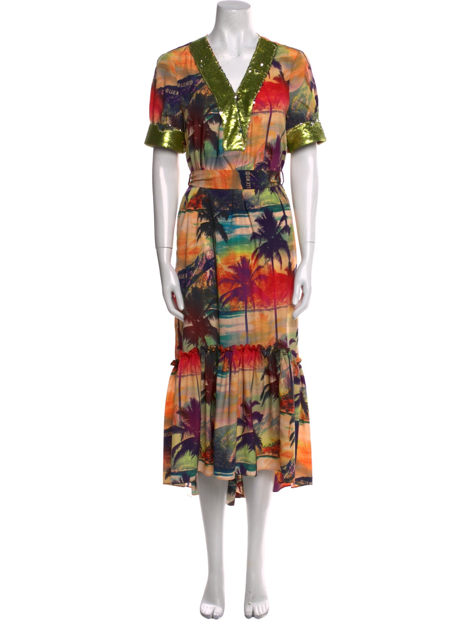 Le Superbe Floral Print Long Dress