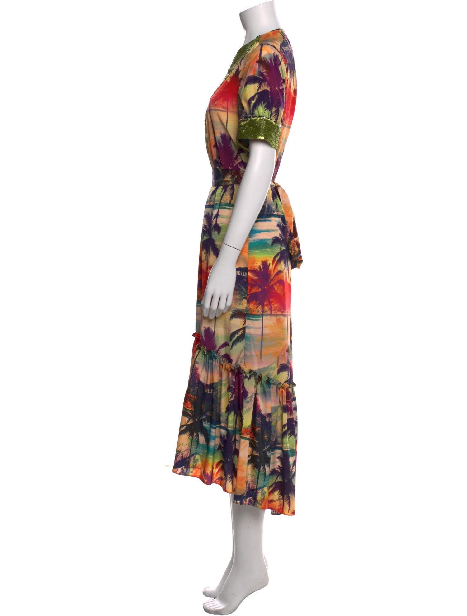 Le Superbe Floral Print Long Dress