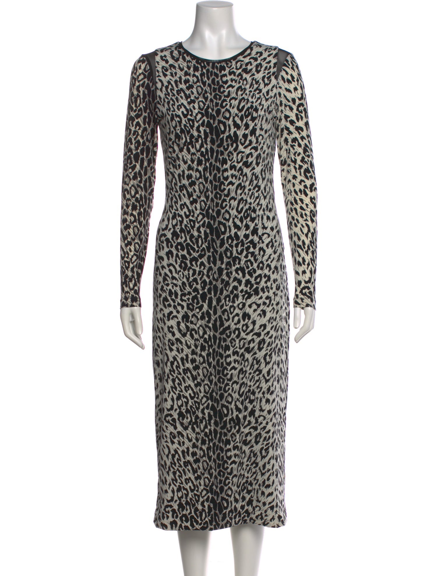 Le Superbe Animal Print Midi Length Dress