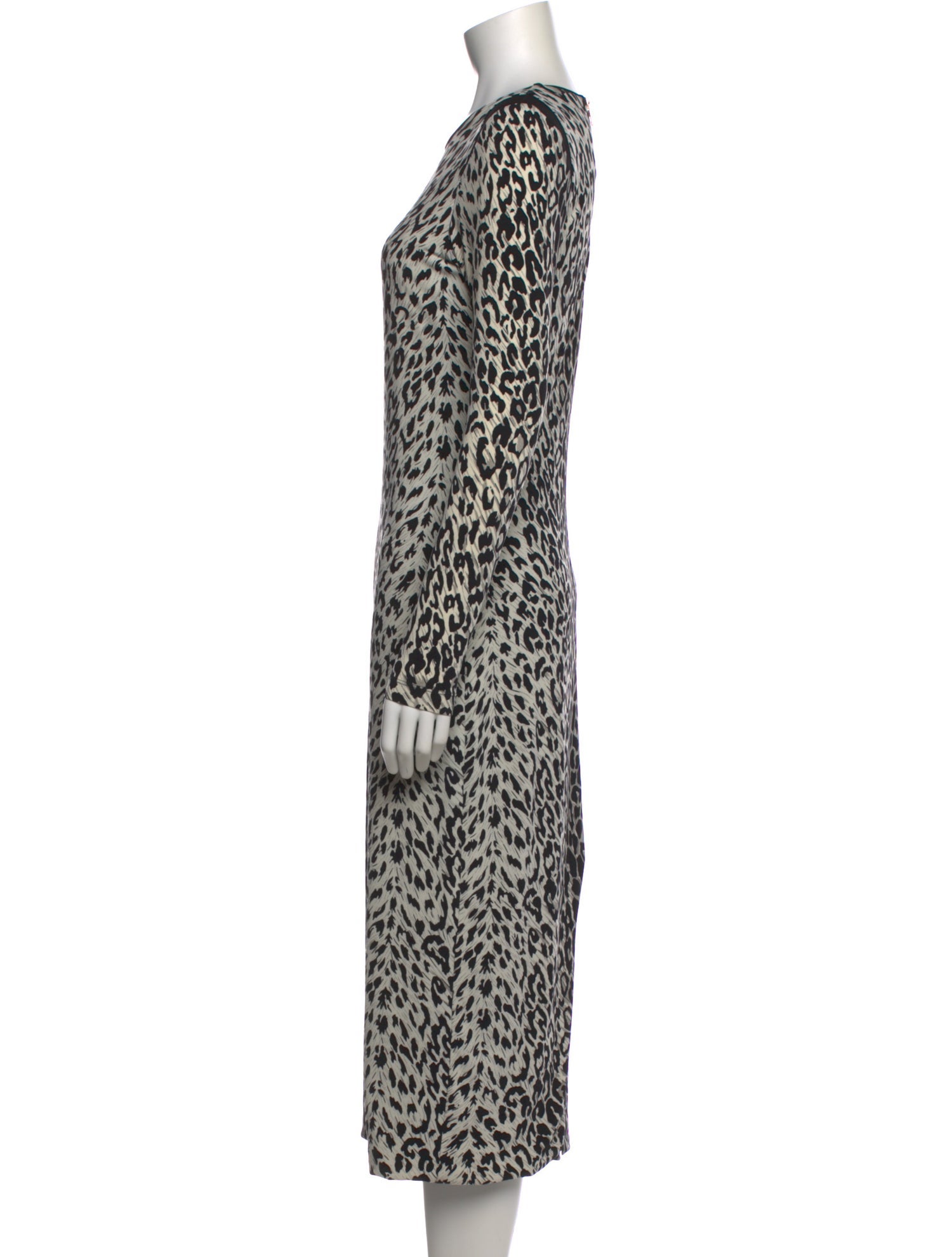 Le Superbe Animal Print Midi Length Dress