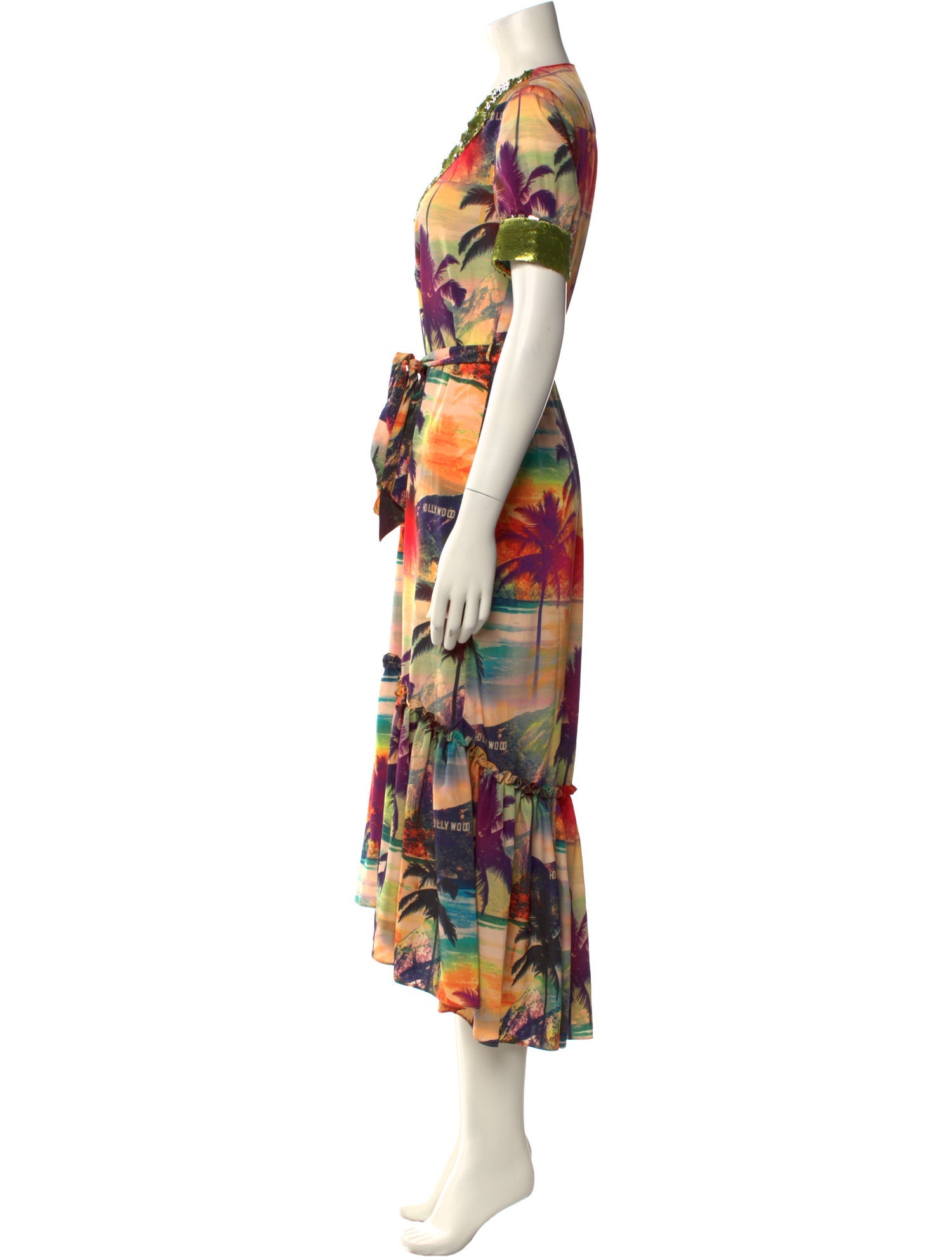 Le Superbe Floral Print Long Dress