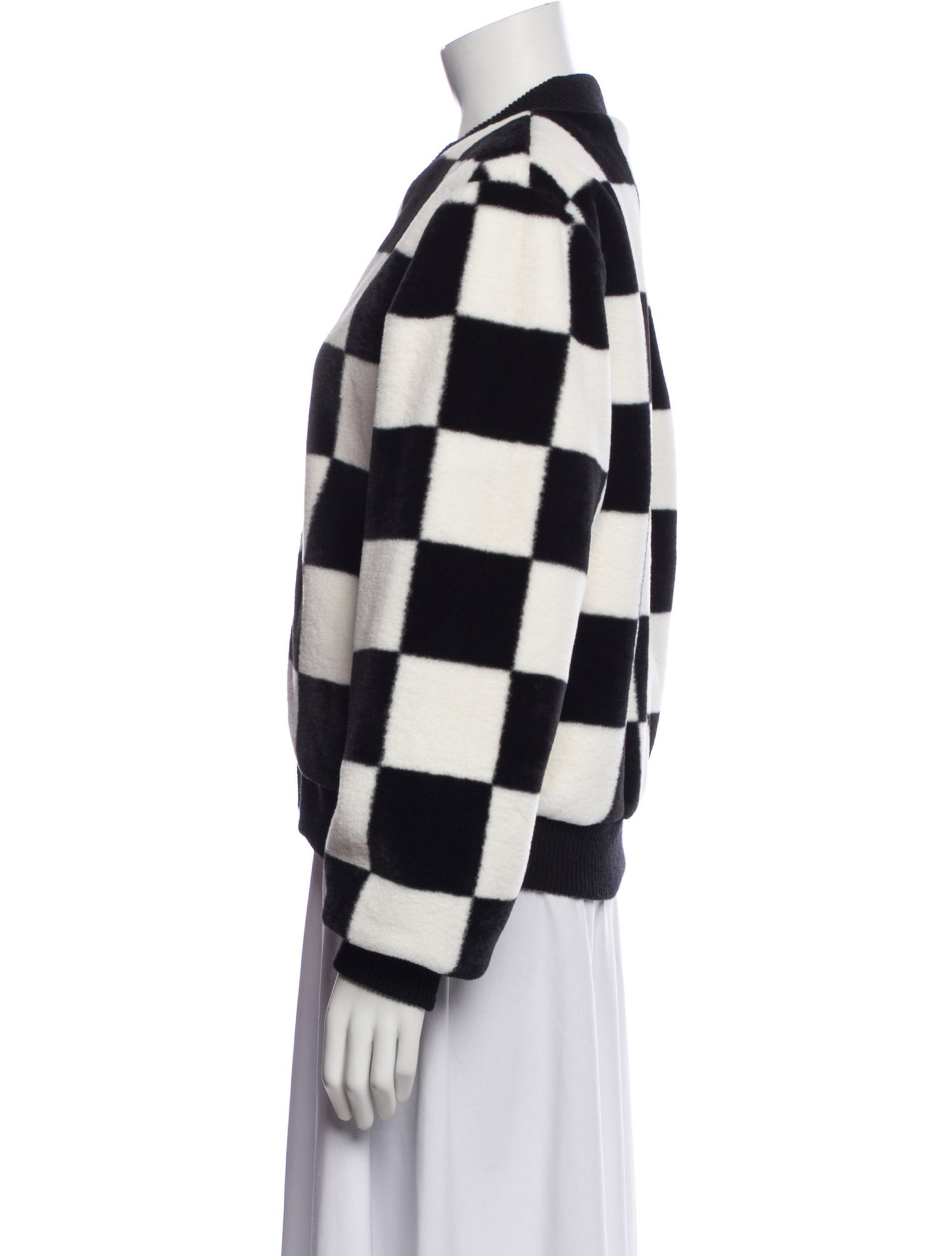 Le Superbe Plaid Print Bomber Jacket