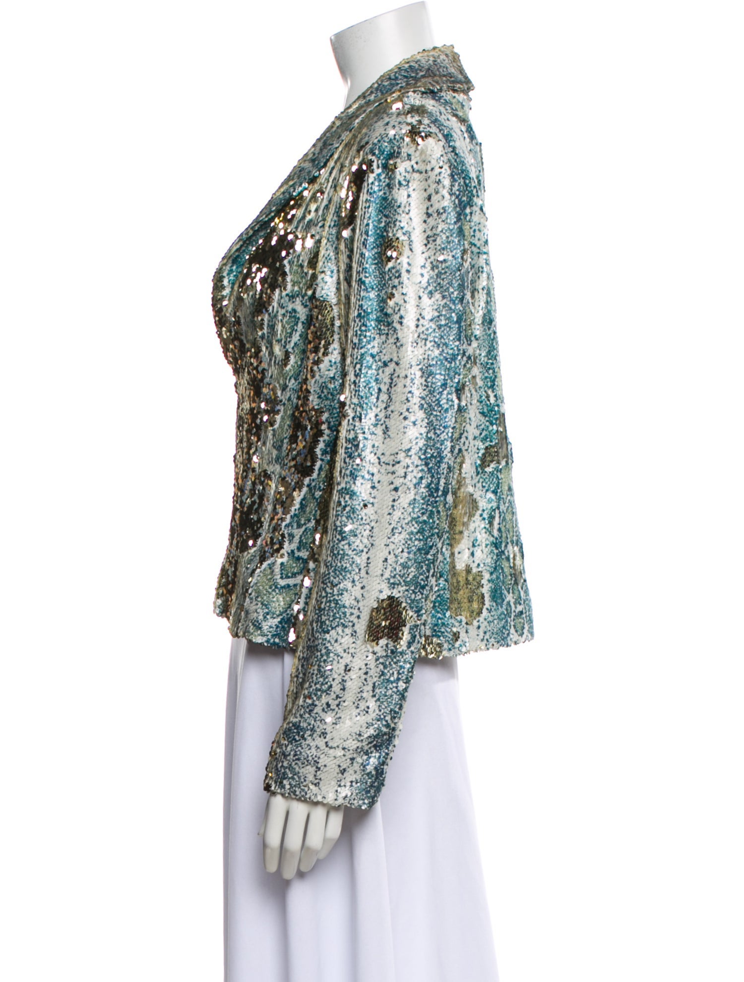 Le Superbe Printed Evening Jacket w/ Tags