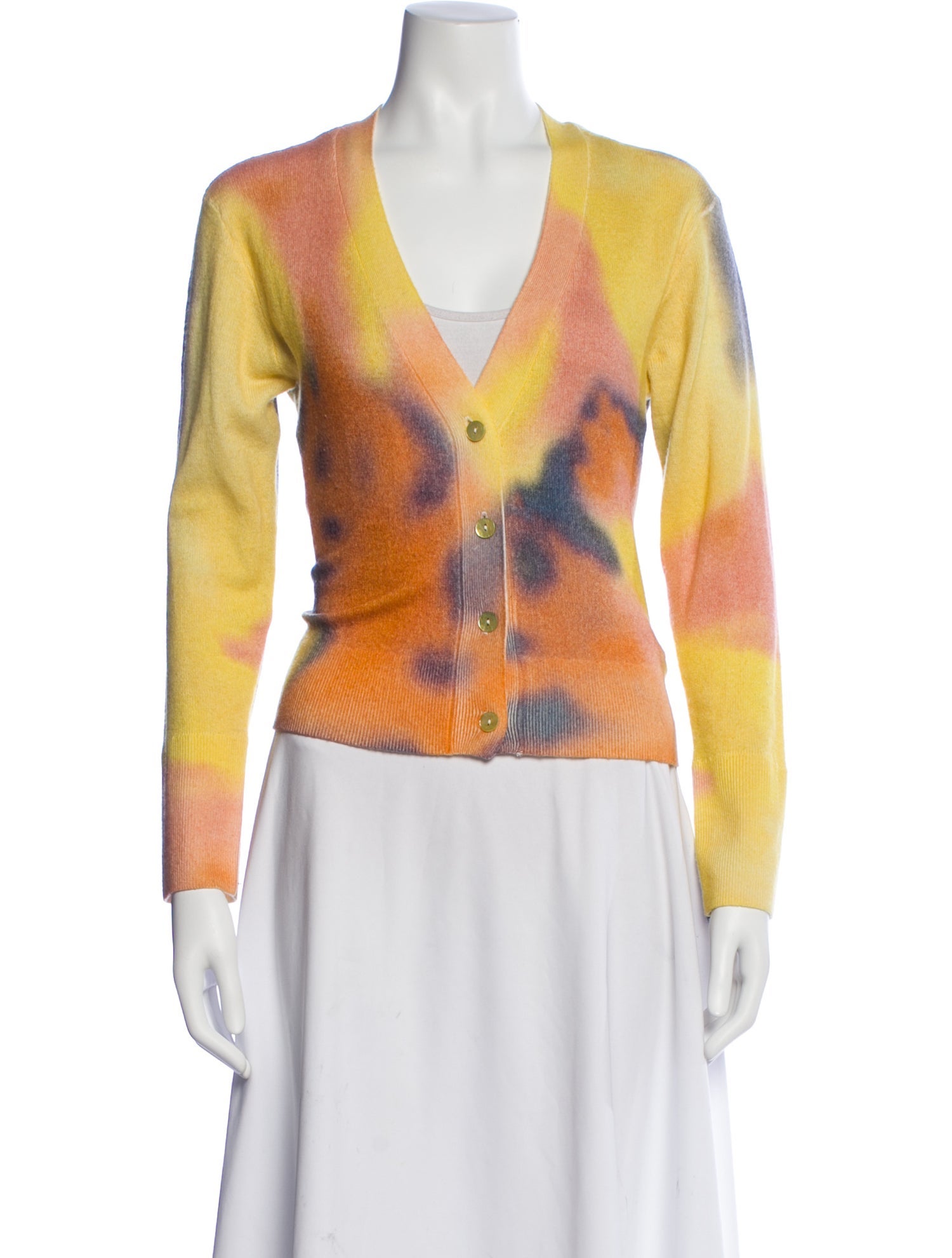 Le Superbe Wool Tie-Dye Print Sweater