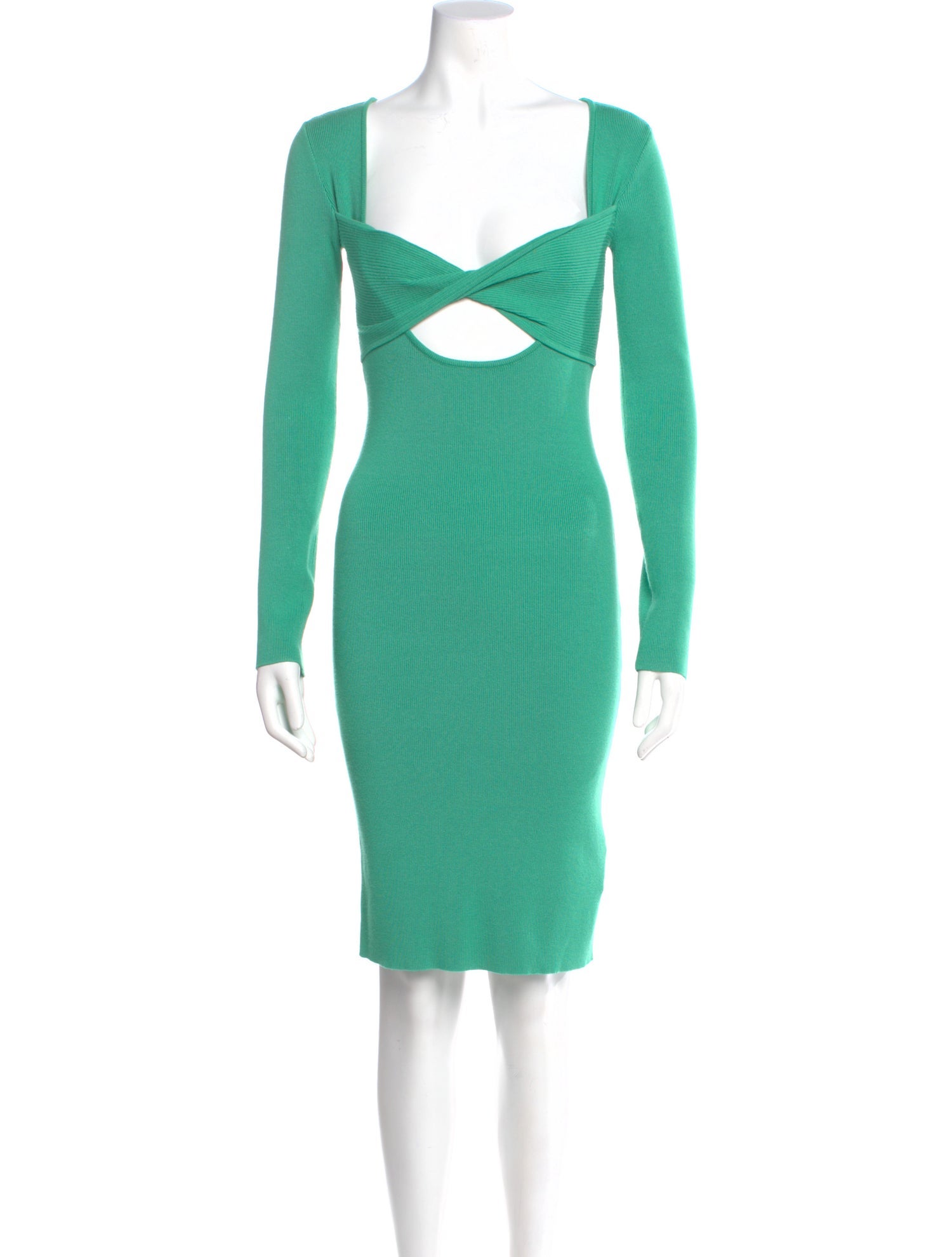 Le Superbe Square Neckline Knee-Length Dress