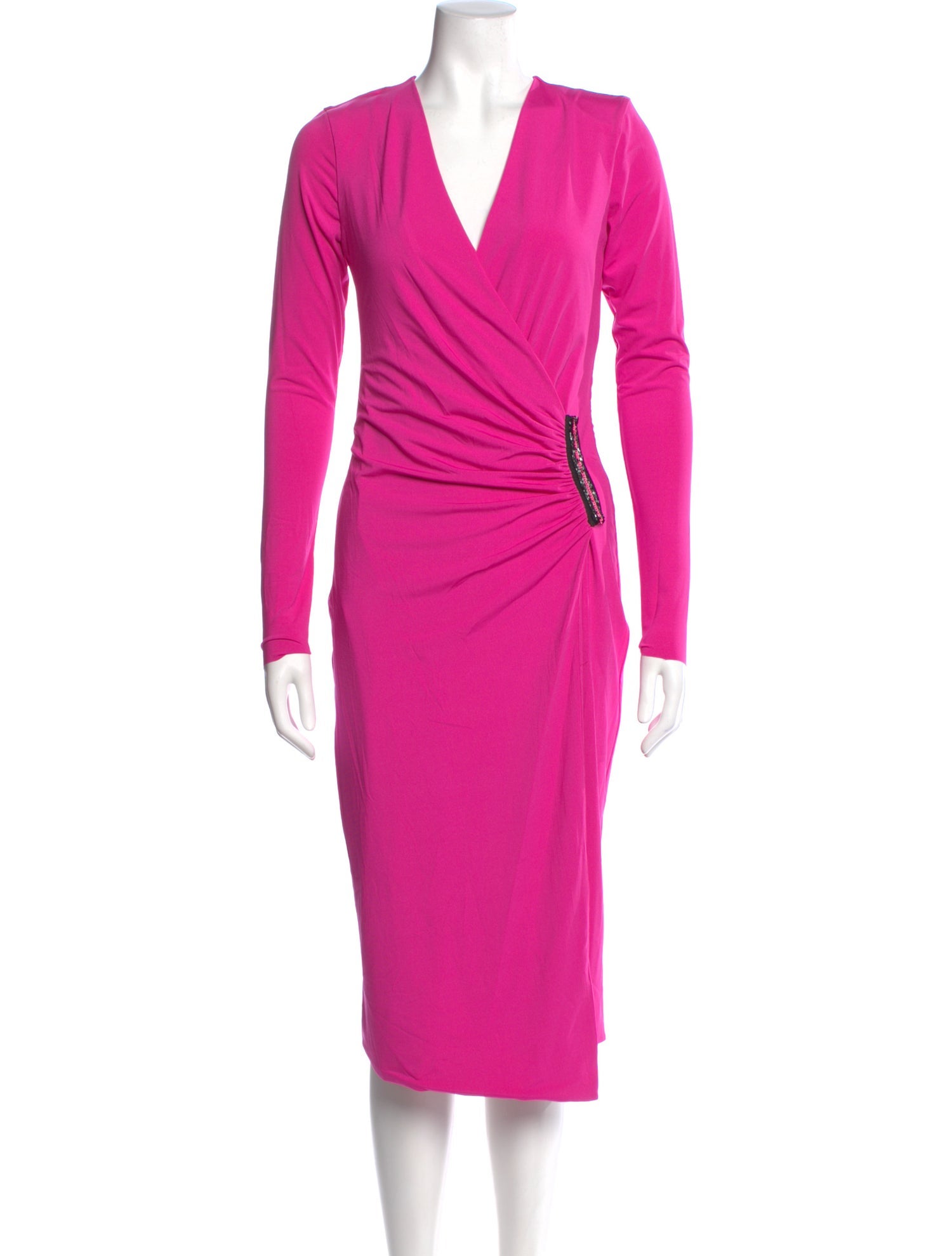 Le Superbe V-Neck Midi Length Dress w/ Tags