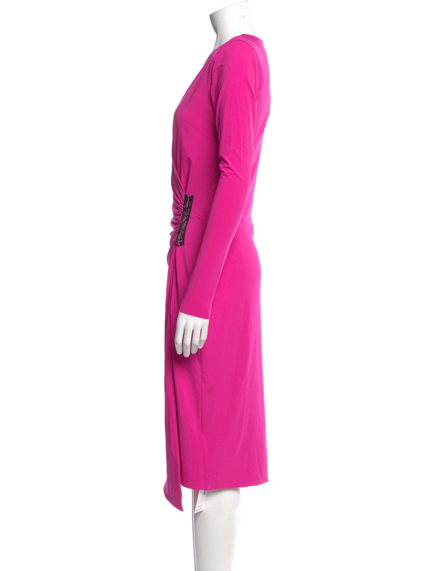 Le Superbe V-Neck Midi Length Dress w/ Tags