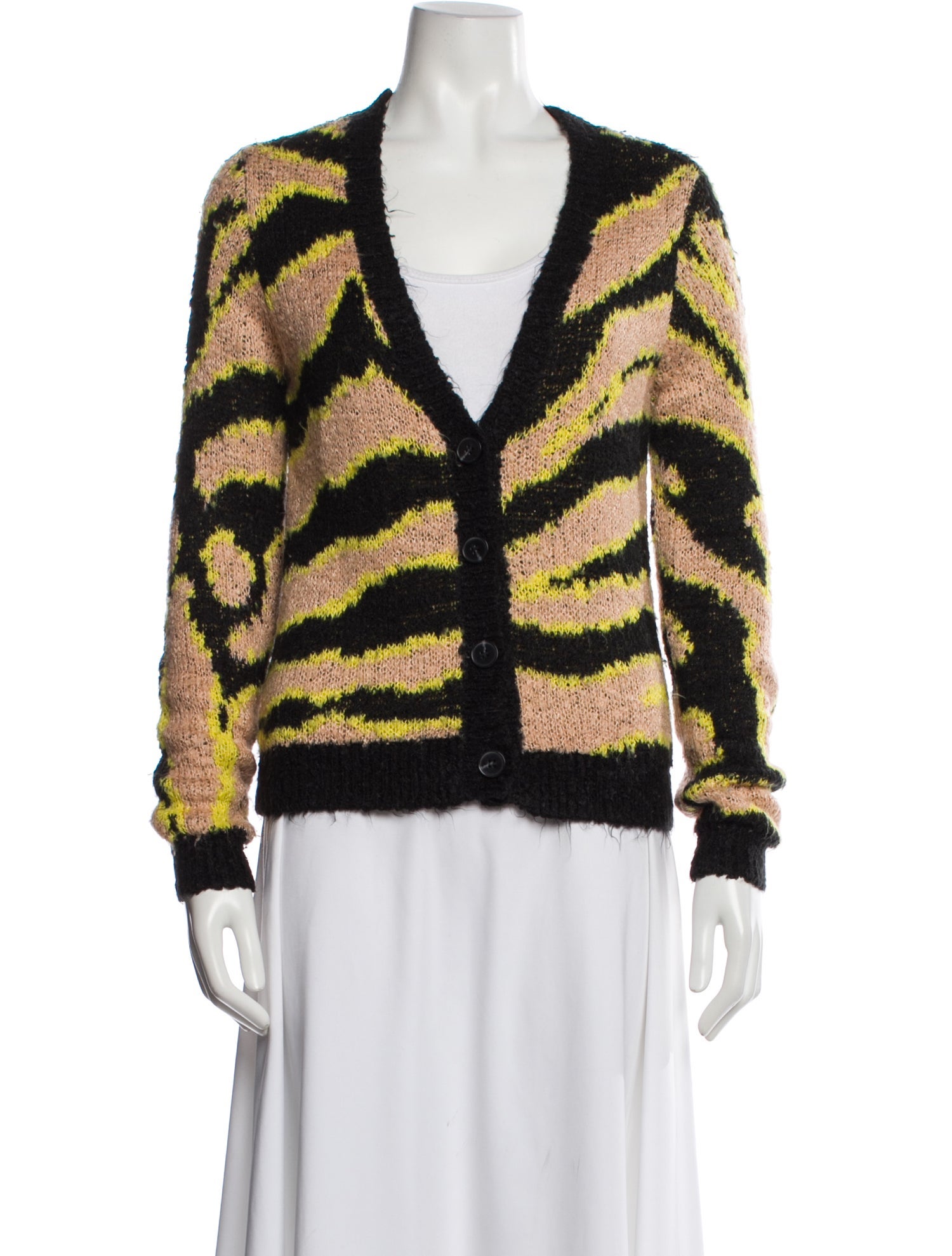 Le Superbe Striped V-Neck Sweater