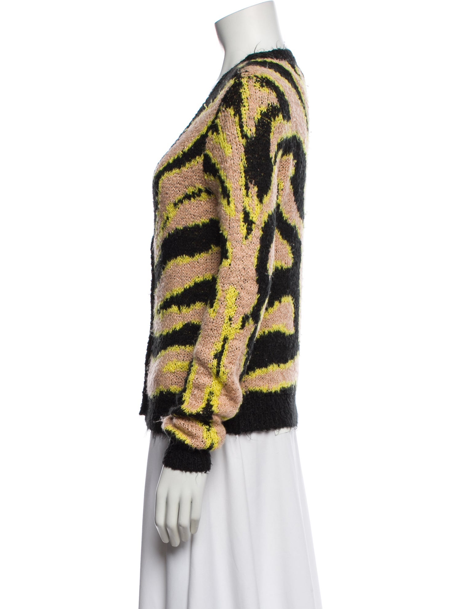 Le Superbe Striped V-Neck Sweater