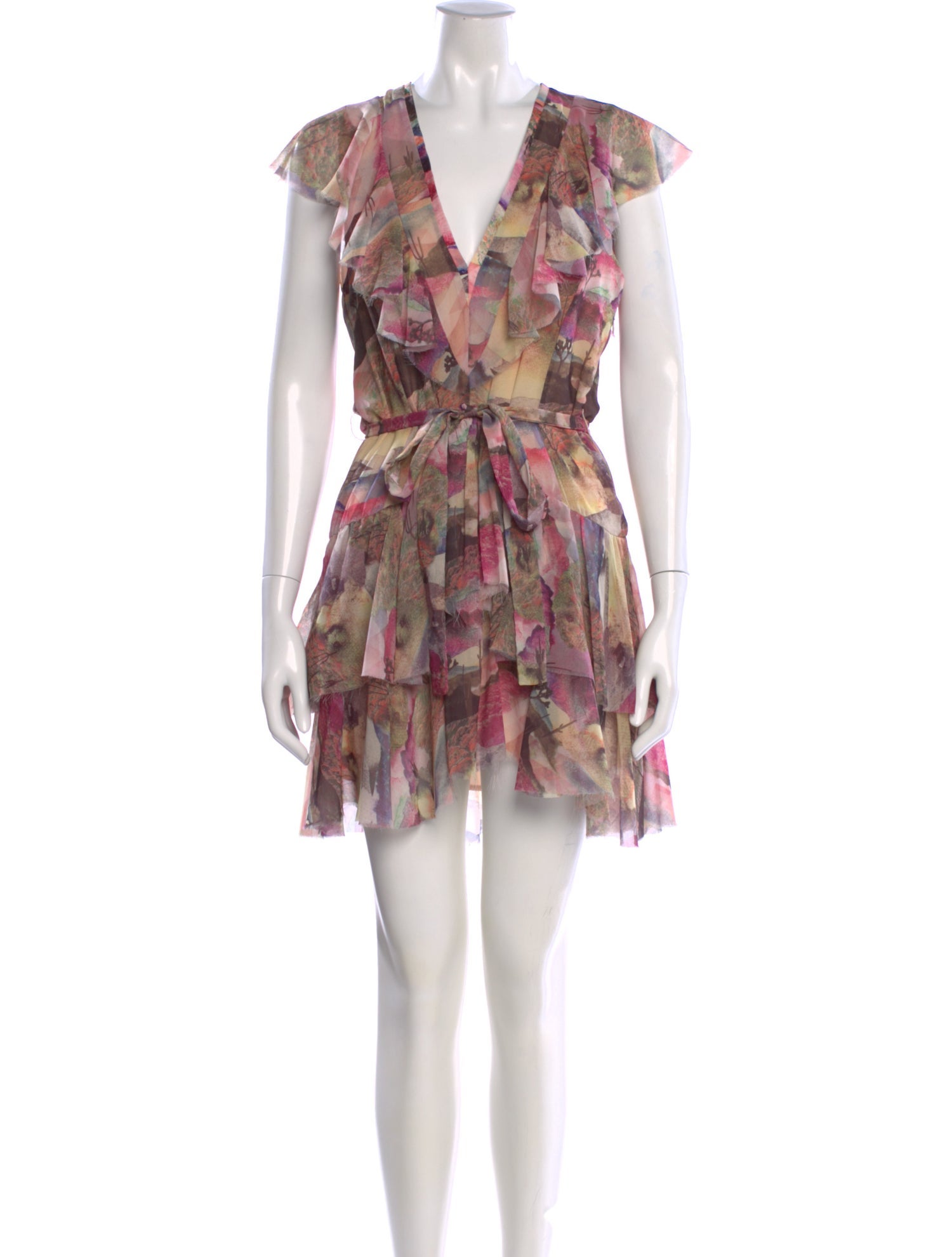 Le Superbe Floral Print Mini Dress