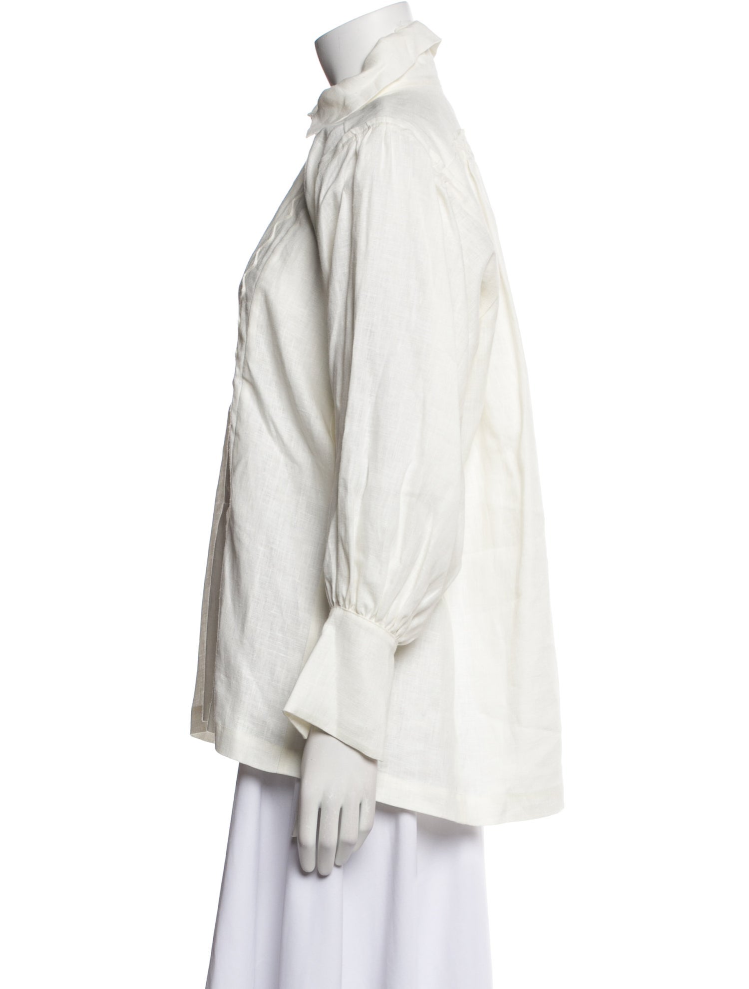 Les Vacances D'Irina Linen Long Sleeve Polo w/ Tags