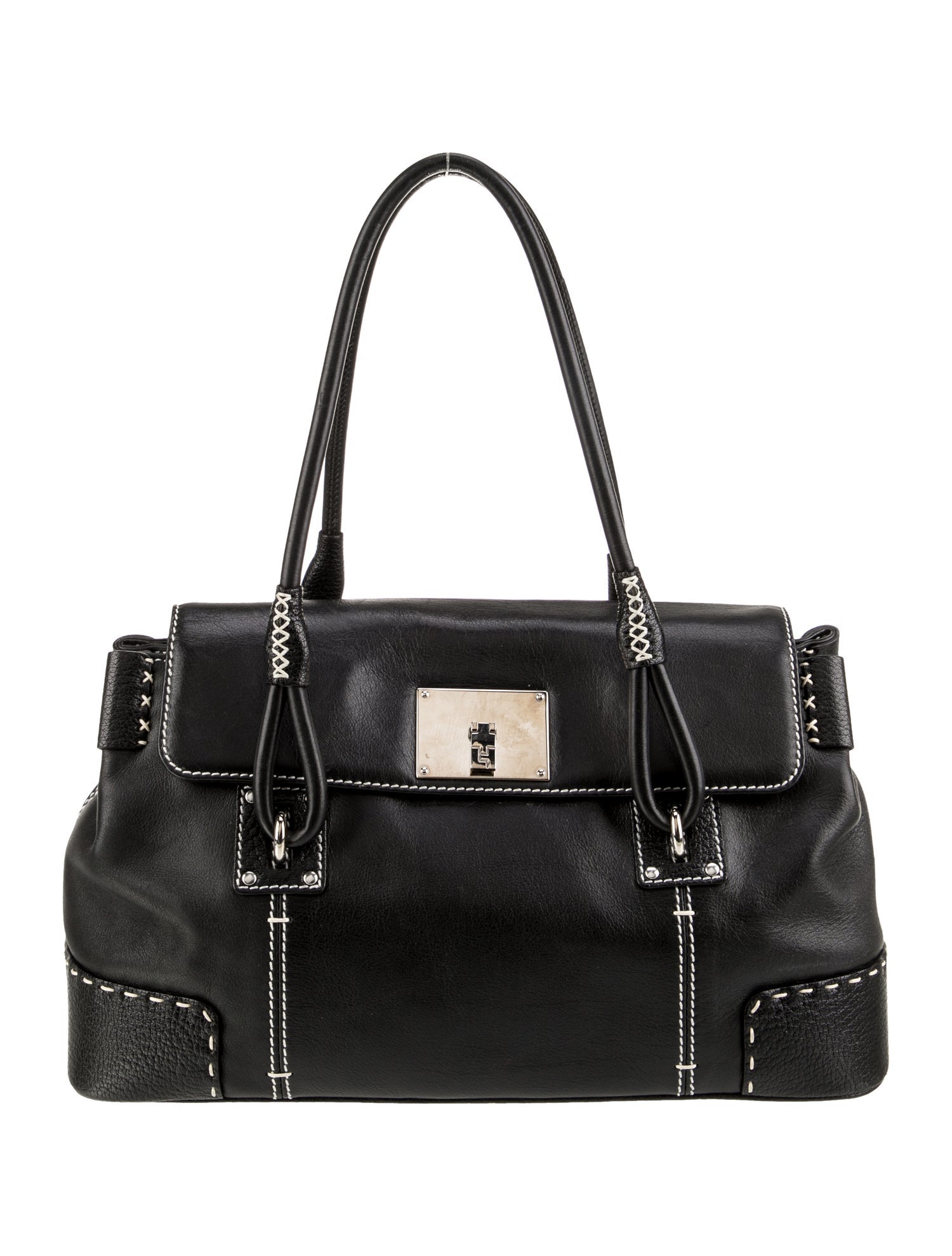 Lambertson Truex Leather Shoulder Bag