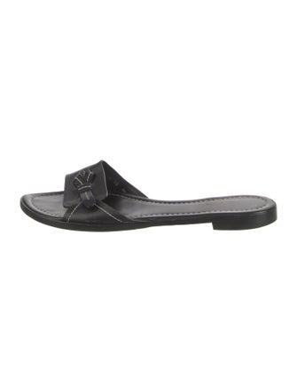 Lambertson Truex Leather Slides