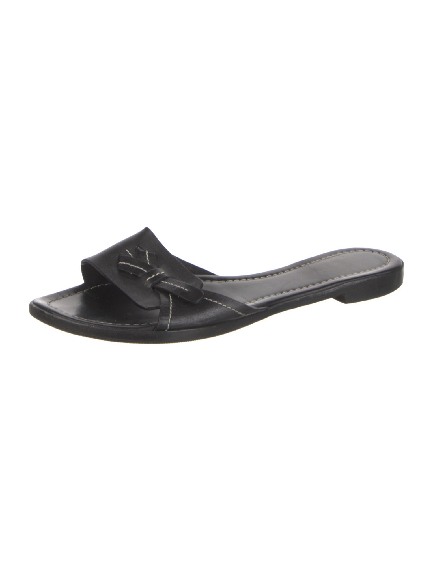 Lambertson Truex Leather Slides