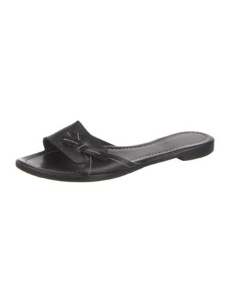 Lambertson Truex Leather Slides