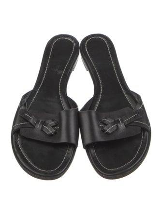 Lambertson Truex Leather Slides