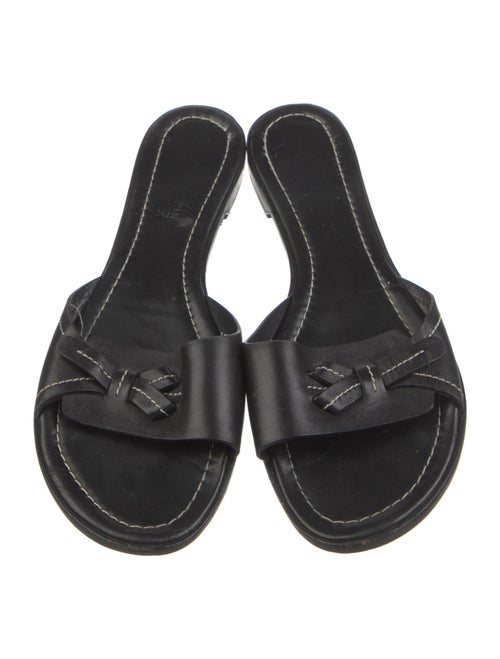 Lambertson Truex Leather Slides
