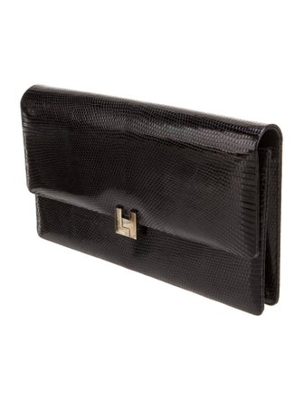 Lambertson Truex Patent Leather Clutch
