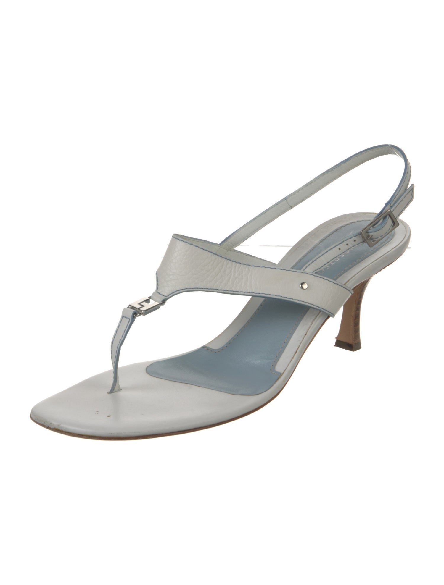 Lambertson Truex Leather Slingback Sandals