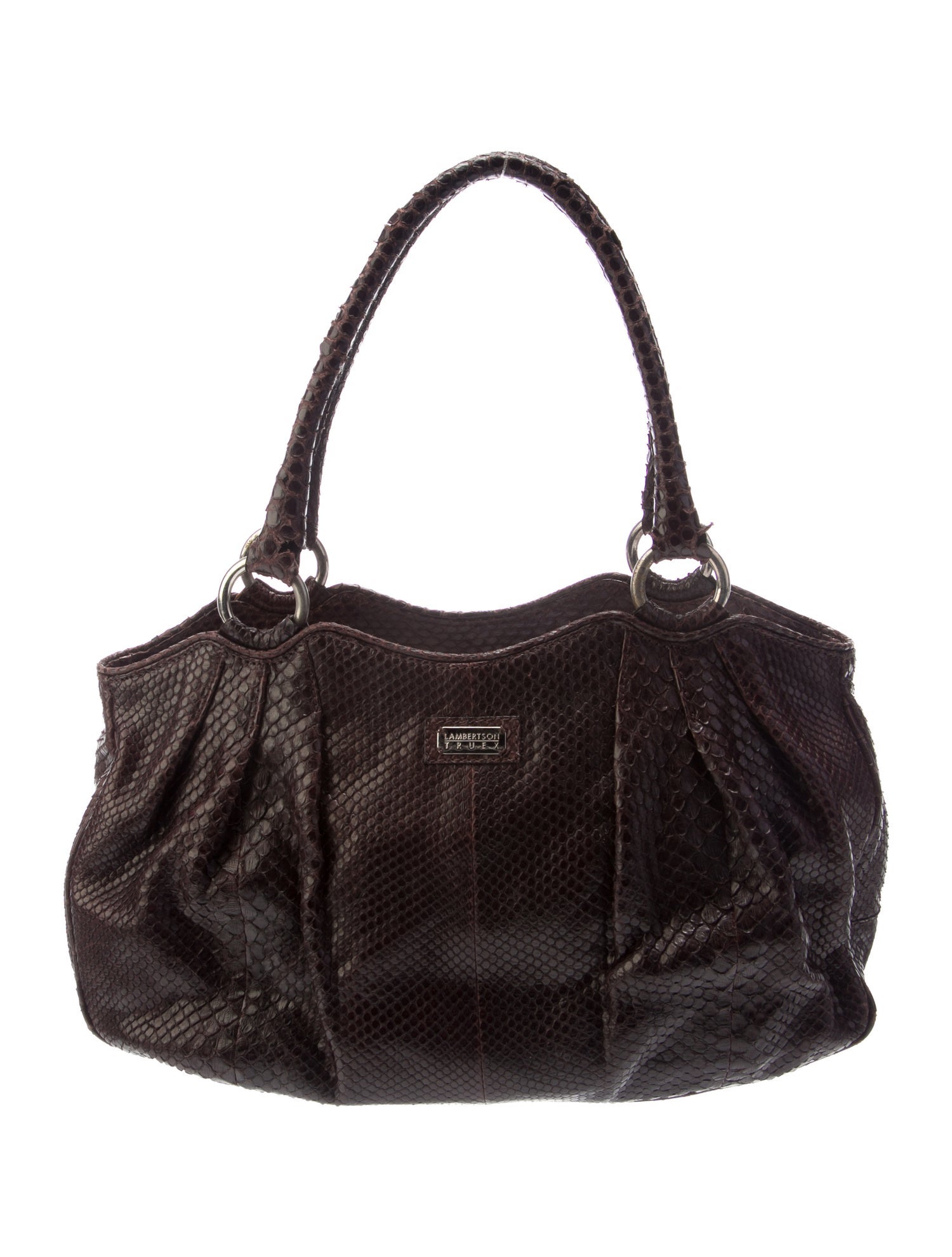 Lambertson Truex Snakeskin Shoulder Bag
