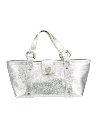 Lambertson Truex Leather Top Handle Bag