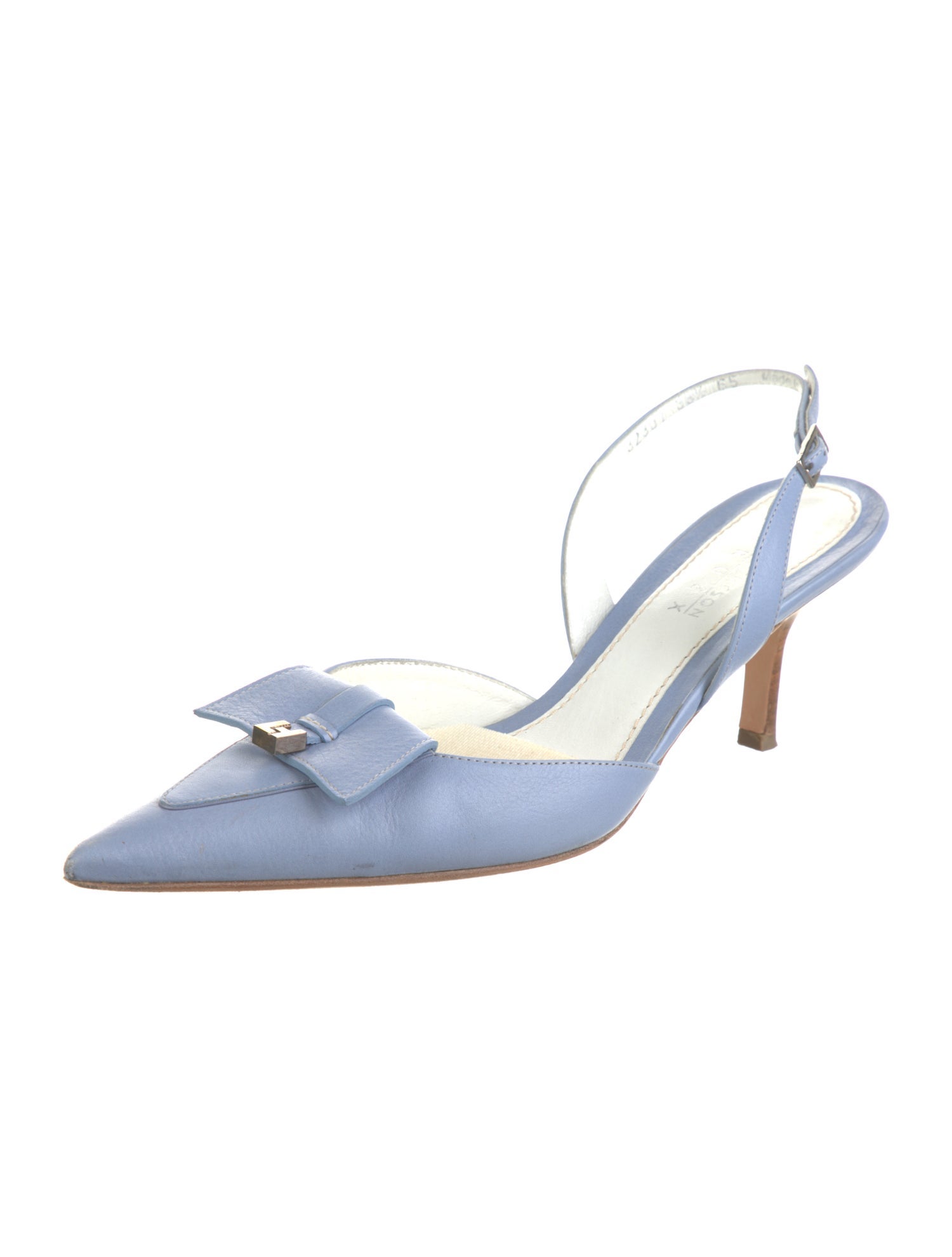 Lambertson Truex Leather Slingback Pumps