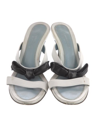 Lambertson Truex Leather Slides