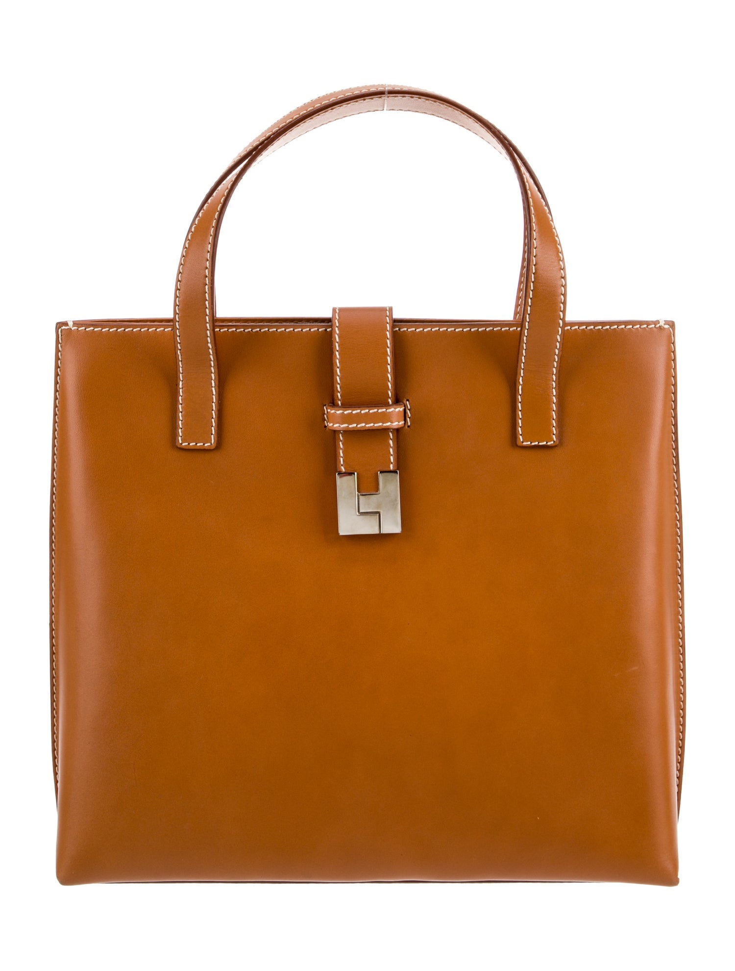 Lambertson Truex Leather Top Handle Bag