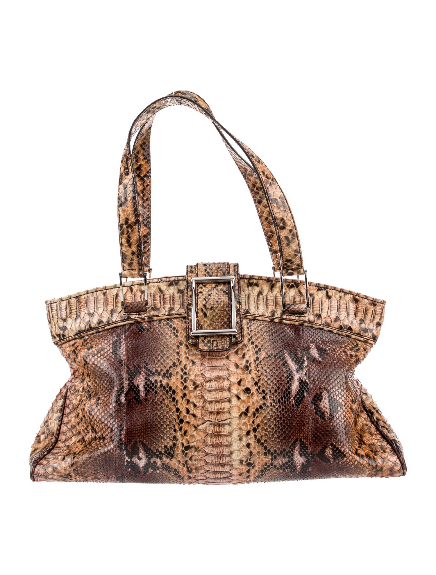 Lambertson Truex Python Shoulder Bag
