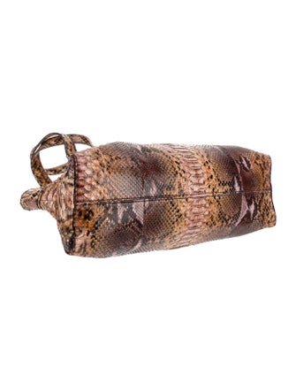 Lambertson Truex Python Shoulder Bag
