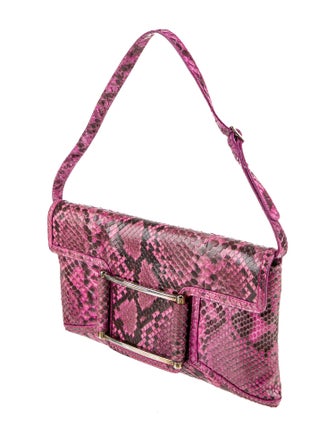Lambertson Truex Python Shoulder Bag