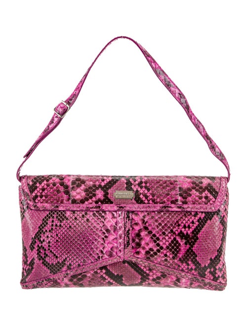 Lambertson Truex Python Shoulder Bag