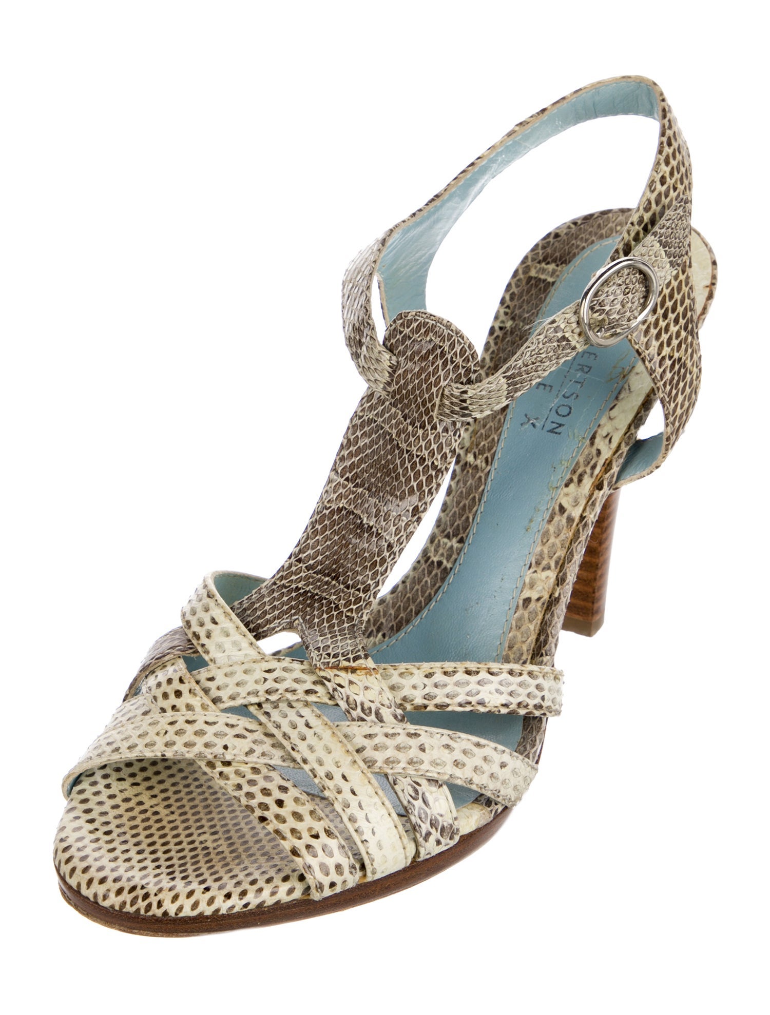 Lambertson Truex Snakeskin Animal Print Espadrilles