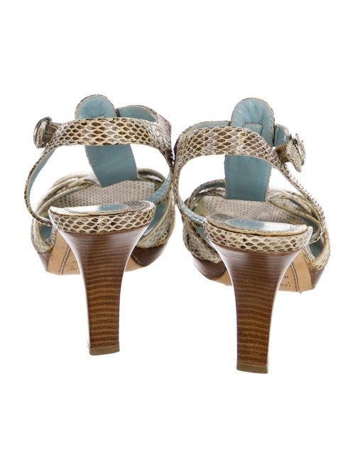 Lambertson Truex Snakeskin Animal Print Espadrilles