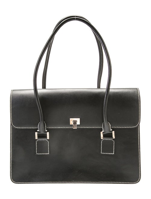 Lambertson Truex Leather Shoulder Bag